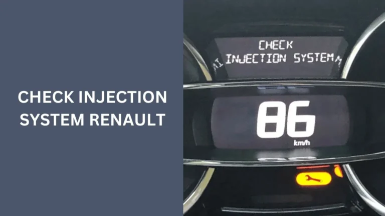 Check Injection System Renault