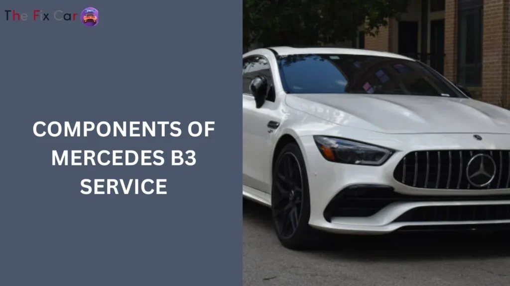 Components of Mercedes B3 Service