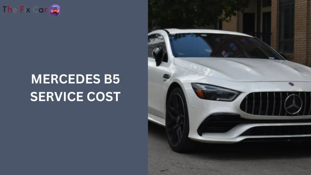 Mercedes B5 Service Cost